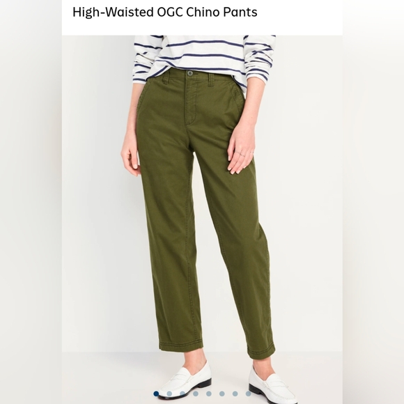 NWOT Old Navy OG High Rise Chinos In Dusty Rose Size M - Picture 1 of 7